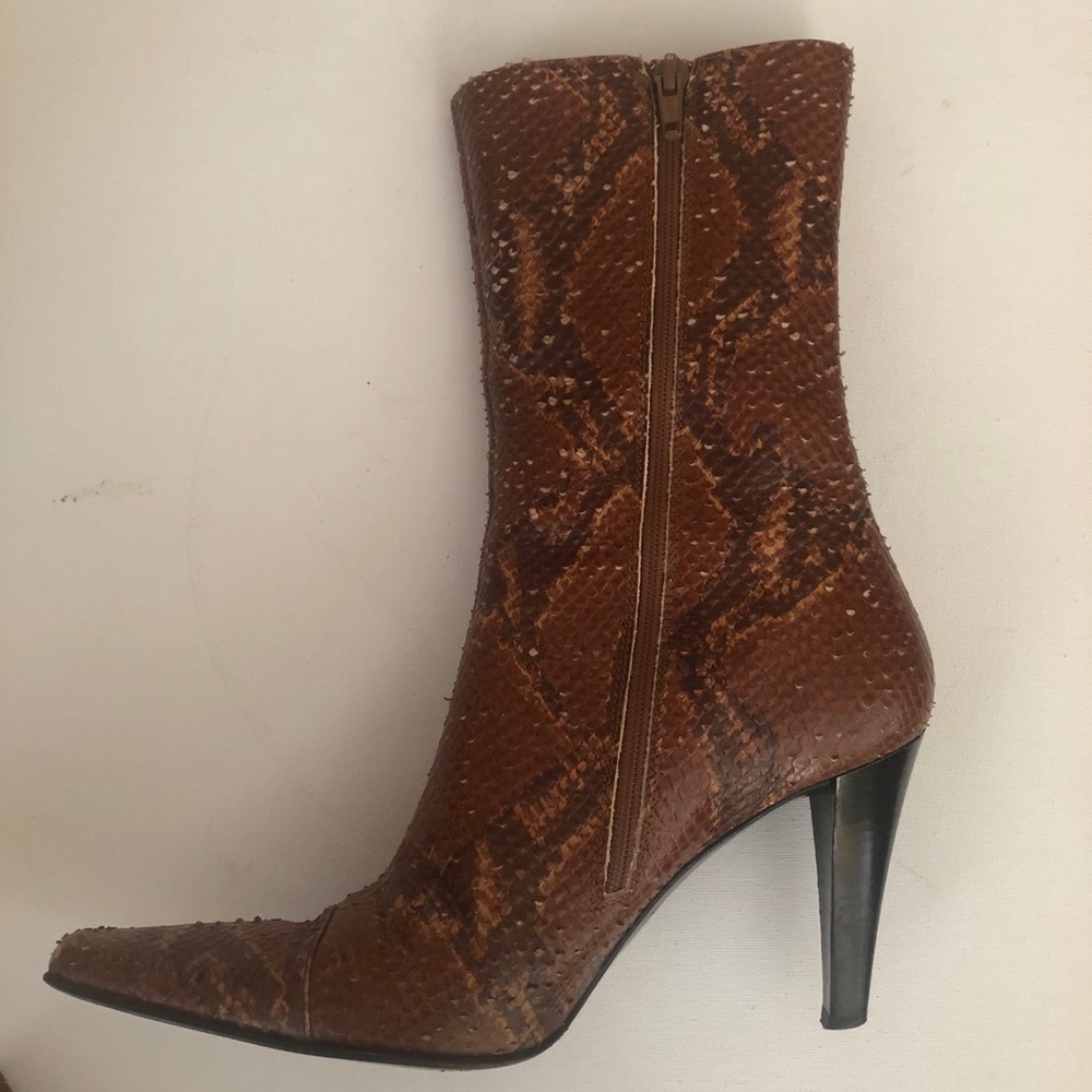 Rare VTG Animal Print Boots - Picture 3 of 9